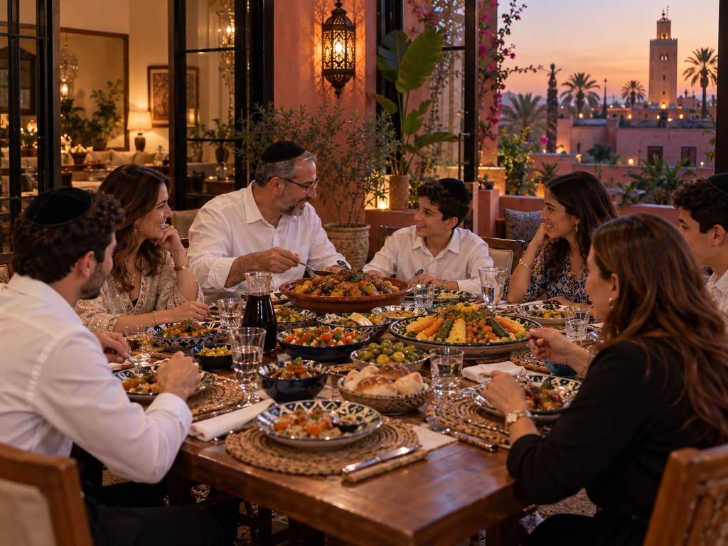 Chabbat à Marrakech, en famille depuis la France